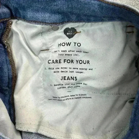 Madewell Jeans Women's 27 10 inch High- Rise Skinny Crop Denim Blue - Picture 7 of 11